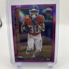 2025 Topps Chrome Football Pink Refractor Jaleel McLaughlin #90