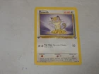 1999 Pokemon Jungle 1st Edition #56 Meowth