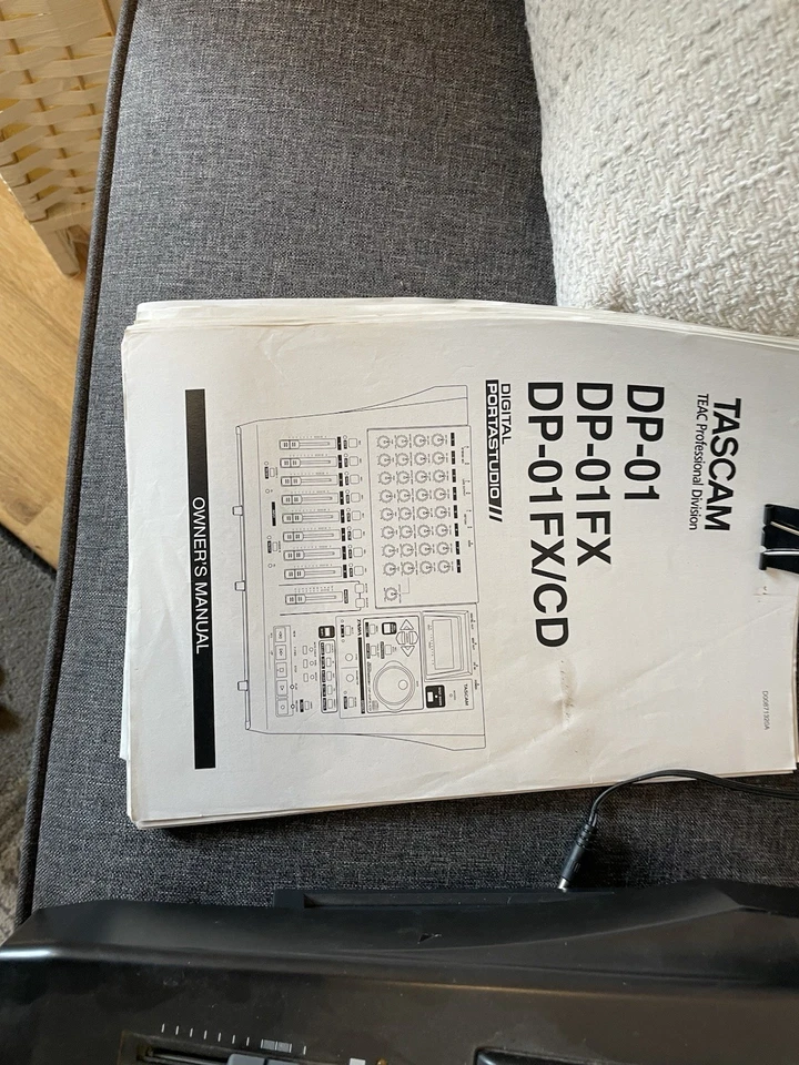Tascam DP-01 8-Track Hard Disk Recorder FX With Manual And Power Lead - Image 2 of 3