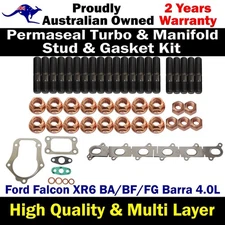 Permaseal Turbo&Manifold Studs&Gasket Kit For Ford Falcon XR6 BA/BF/FG 4.0L