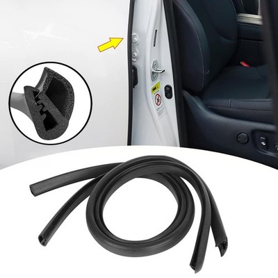 2PCS B Pillar For VW Accessories Car SUV Door Seal Weatherstrip Edge Mould Trims