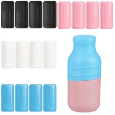 16Pcs Silicone Bottle Covers Travel Caps for Toiletries Leak Proof Travel Con...