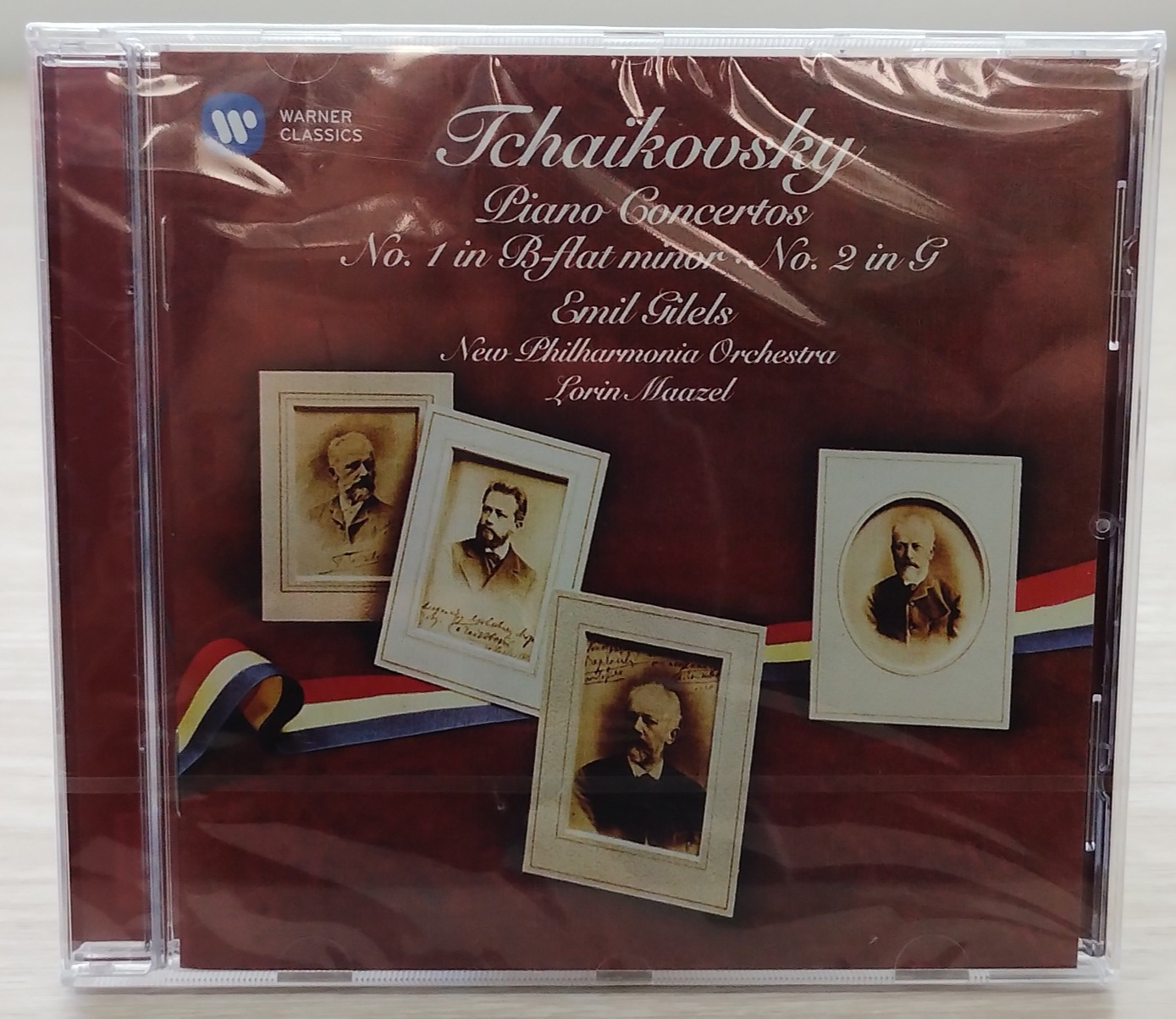 Emil Gilels - Tchaikovsky : Piano Concertos Nos 1 & 2 CD New & Sealed