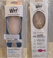 Limited Edition Wet Brush Cream Iridescence Original Detangler Hair Brush NIB 