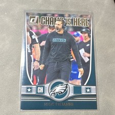 Panini 2025 Donruss Champ Is Here Insert Nick Sirianni CIH-NSI Eagles NFL