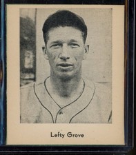 1947 Sports Exchange Miniatures Lefty Grove Red Sox Hand Cut Uncreased LOOK!