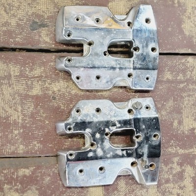 1999-2003 Yamaha Road Star xv1600 Engine Chrome Valve Cover Front Rear Pitted