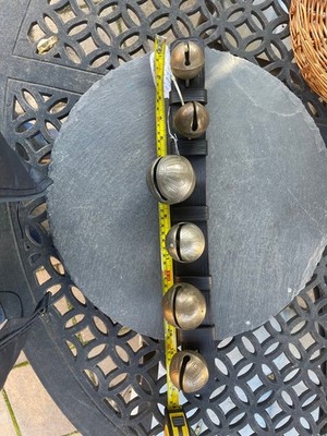 A set of William Barton Sleigh Bells - Signed OBO and OWO