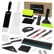 EHDIS Window Tint Kit Vinyl Wrap Tool with Bulldozer Squeegee,Windshield Back...