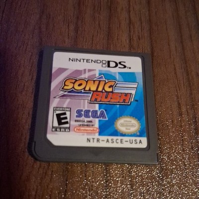 Sonic Rush (Nintendo DS) SEGA - Authentic Cartridge Only - Tested & Working