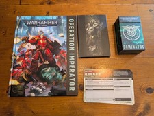 40k Armageddon Operation Imperator Book, Dominatus Campaign Cards, Marine Cards