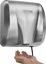 Heavy Duty Commercial Hand Dryer, 1300W Automatic High Speed Stainless Steel War