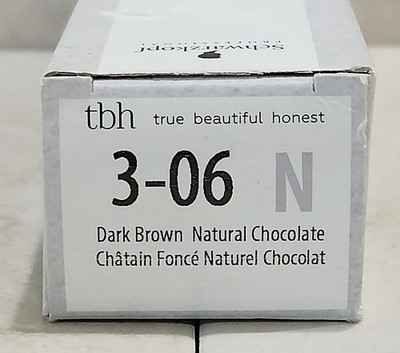 SCHWARZKOPF TBH 3-06 N DARK BROWN NATURAL CHOCOLATE Permanent  Color 2.1oz