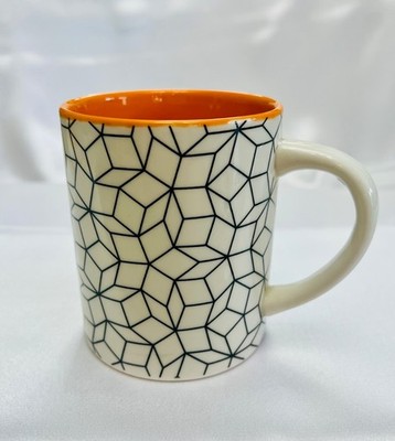 The Curiosity Box Mug Coffee Tea Octopus 3-D by VSauce White Orange Black 12 oz