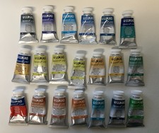 20 Used 24ml Tubes Of Artist Quality Lukas 1862 Watercolours