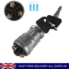 Ignition Starter Switch OFF ON START Position 3 Contact Terminals with 2 Keys