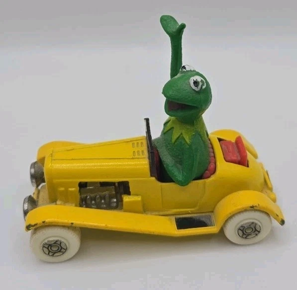 1979 Corgi Kermit the Frog Car Waving Jim Henson Muppets Vintage Diecast - Image 2 of 4