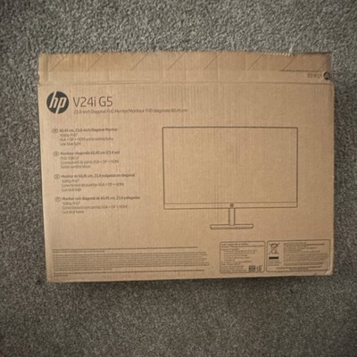 HP V24i G5 23.8'' Monitor FHD 1920x1080 VGA HDMI DisplayPort 16:9