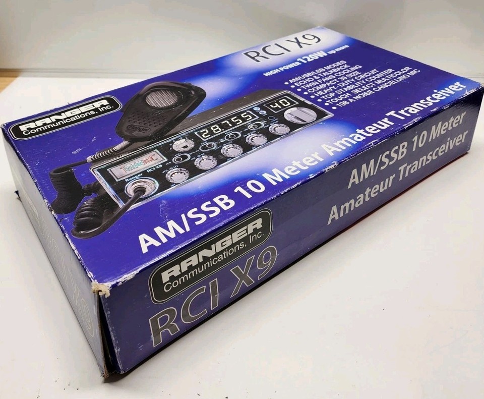 Transceiver Ranger Ranger RCI-X9 120W AM/SSB 10 Meter Amateur Transceiver New In Box | eBay