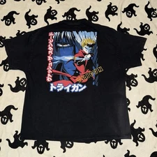 Vintage Trigun ODM Anime Shirt Black Men’s XXL