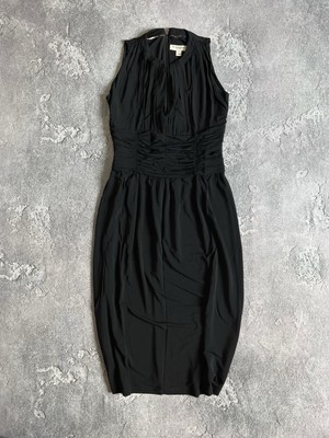 Burberry London Ladies Long Sleeve Evening Dress Black Viscose