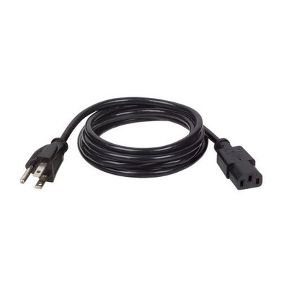 Tripp Lite 6ft Computer Power Cord Cable 5-15P to C13 10A 18AWG 6' (P006-066)