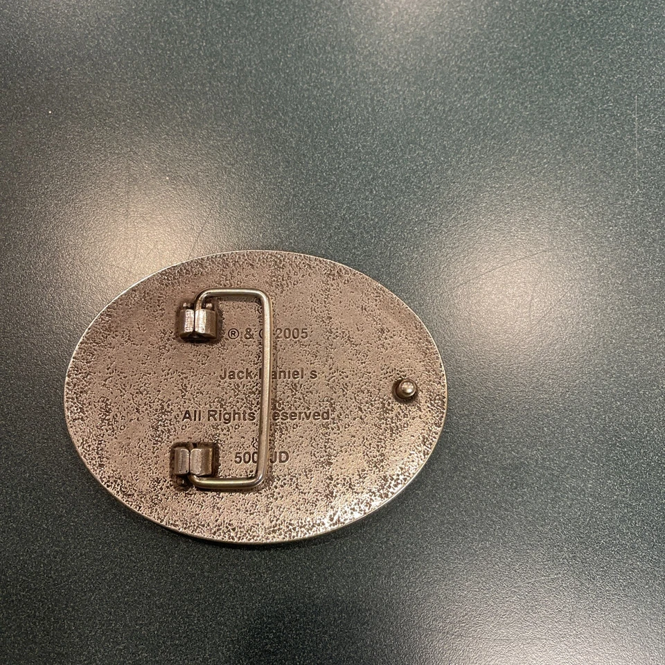 Пряжка для ремня ковбойского вестерн Jack Daniels Silver Old No.7 - Изображение 2 из 2