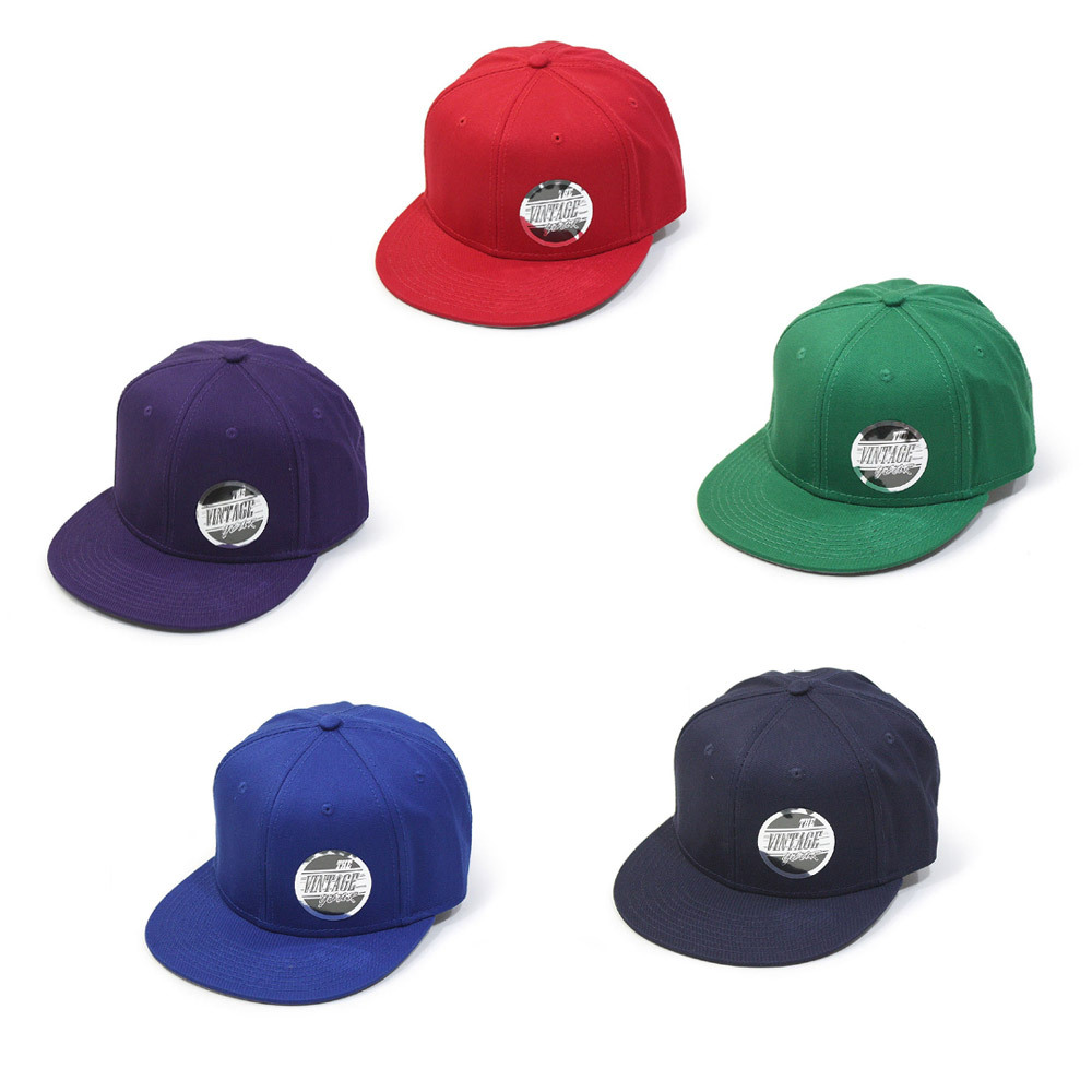 New Premium Plain Cotton Twill Adjustable Flat Bill Snapback  display picture 3