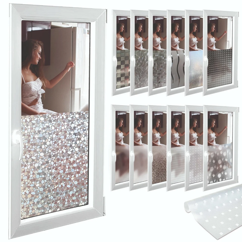 4,5€/m² Fensterfolie Statische Sichtschutz-folie Milchglasfolie Glasdekorfolie - Bild 1 von 1