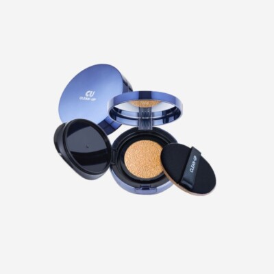 CU Clean Up Skin Fit Cushion Pact 15g +Refill 15g No. 21 CUSKIN