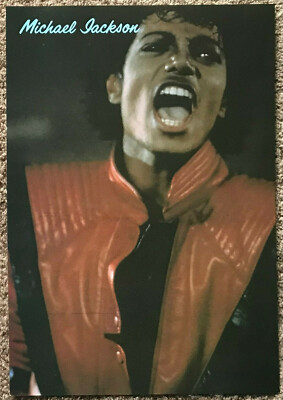 MICHAEL JACKSON - 1986 Full page UK magazine annual poster