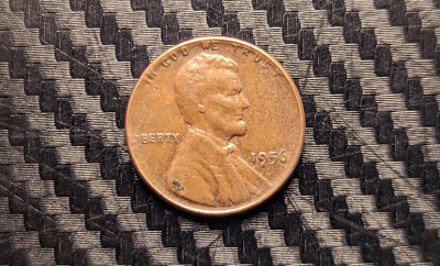 1956 Wheat Penny: ''L'' Rim Error in ''LIBERTY''