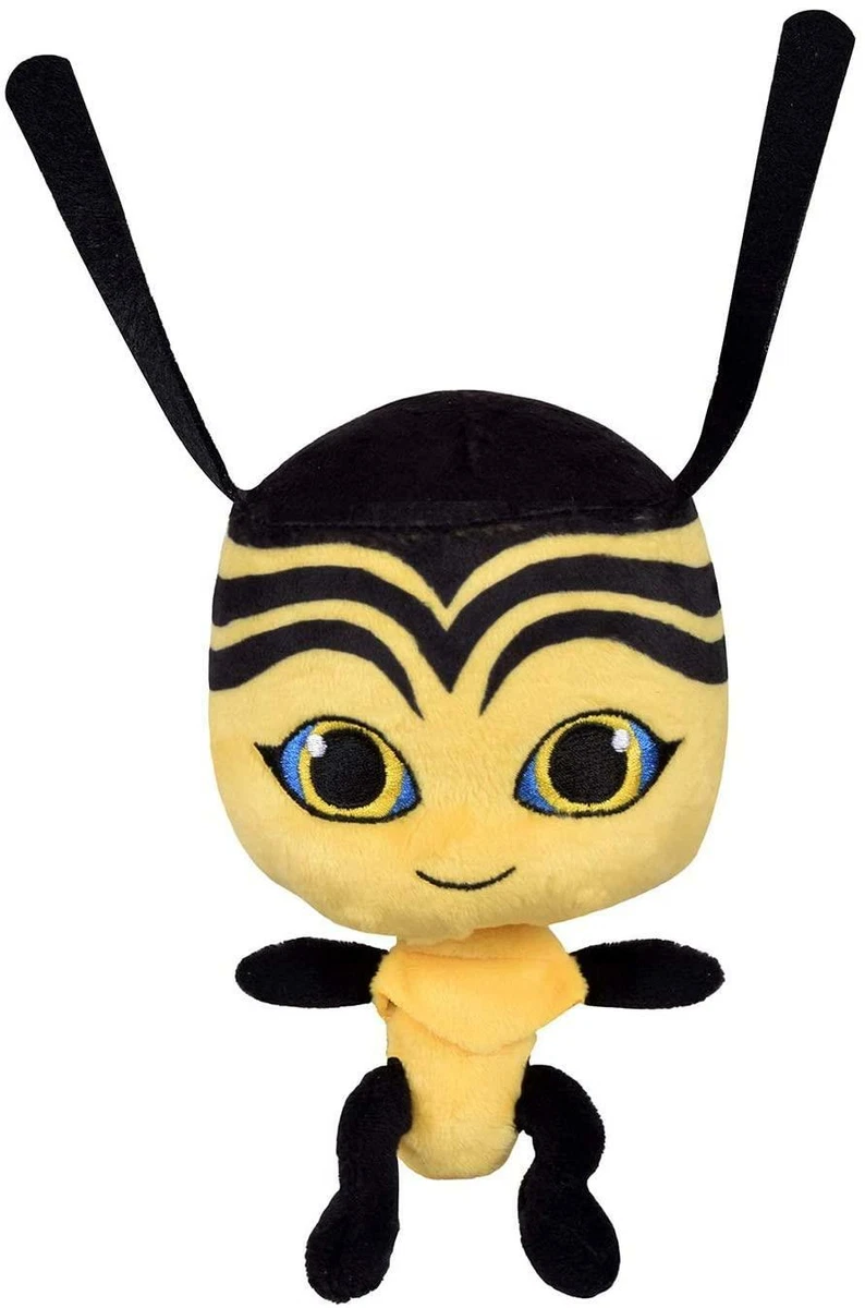 Peluche Miraculous Ladybug Tales Queen Bee's Kwami Pollen 15cm/6