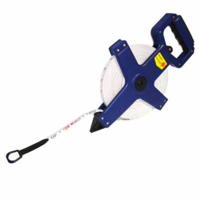 Rollbandmaß 50m Bandmaß Maßband Messband Rollmeter Kapselmaßband Laserwaage