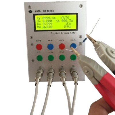 0.3% LCD Display Digital Bridge XJW01   Meter Multimeter with Metal Cases