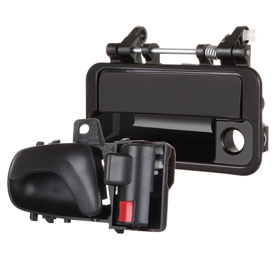 2x Front Left Door Handles Interior Outer For 89-94 Chevy Sprint Pontiac Firefly Foto 3 de 4