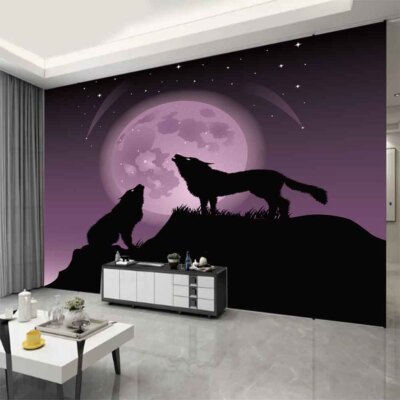Experience Wolves 3D Full Wall Mural Photo Wallpaper Printing Home Kids Decor