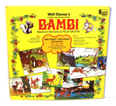 Walt Disney's Bambi Vinyl Record | eBay
