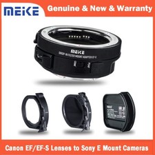 Meike MK-EFTE-C VND Metal AFLens Adapter For Canon EF/EF-S Lenses to Sony E