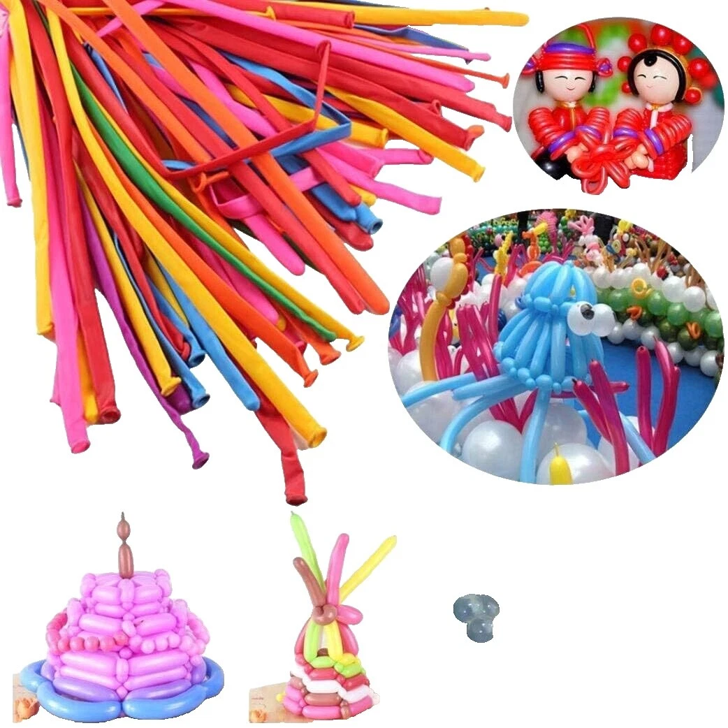 Birthday Multicolor Tying/Twisting Balloon Party Balloons