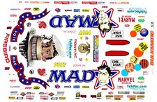 Dale Creasy Vote Mad Firebird Funny Car 1/64th HO Scale Slot Car Decals