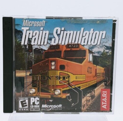 Microsoft Train Simulator [Jewel Case Cover] (PC, 2002, Atari) 2Disc