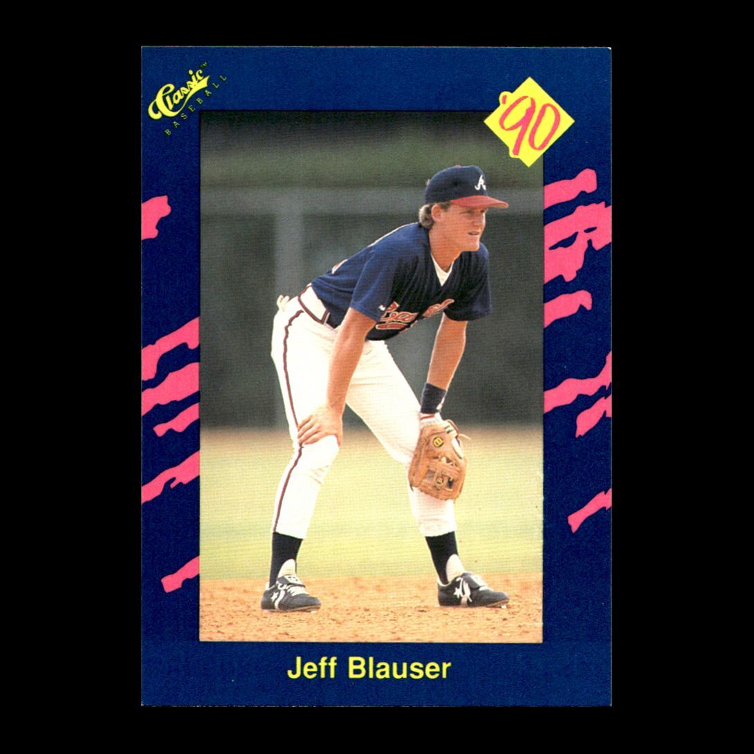 Jeff Blauser 1990 Classic Blue Atlanta Braves #123 R321A 68