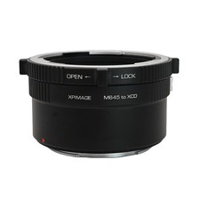 XPimage Locking Adapter for Mamiya 645 M645 Mount Lens to Hasselblad X1D Camera