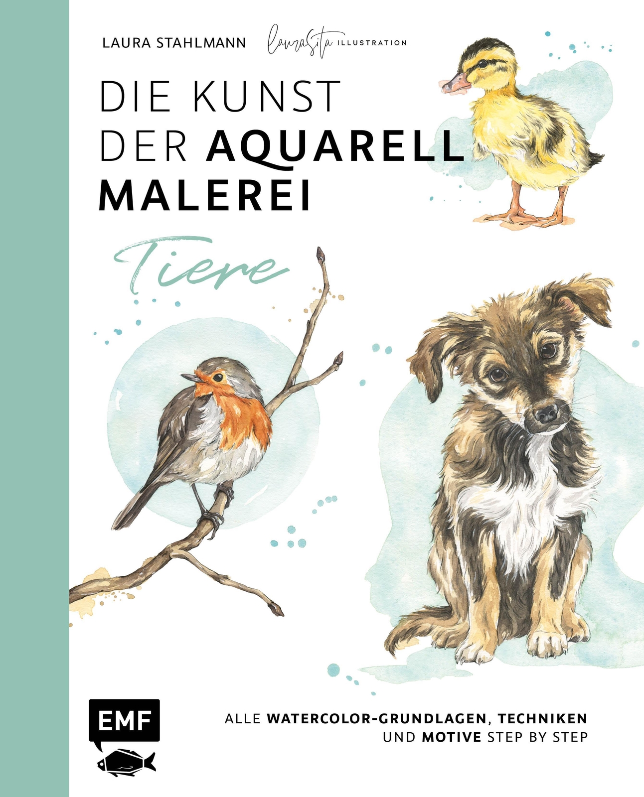 Thumbnail - Die Kunst Der Aquarellmalerei - Tiere: Alle Watercolor-grundlagen,