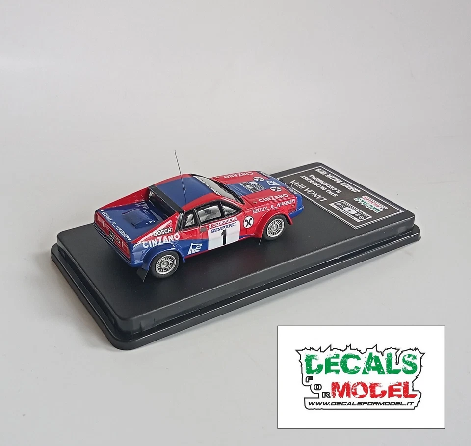 1:43 LANCIA BETA GR4 CINZANO BLOMQVIST JANNER RALLY 1979 - Immagine 4 di 4