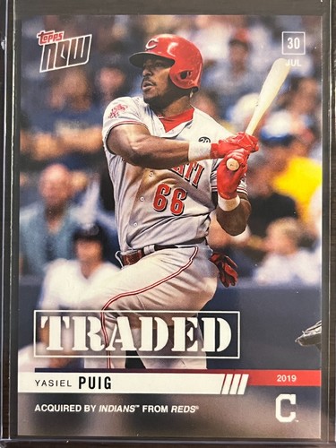 2019 Topps Now 606 Yasiel Puig