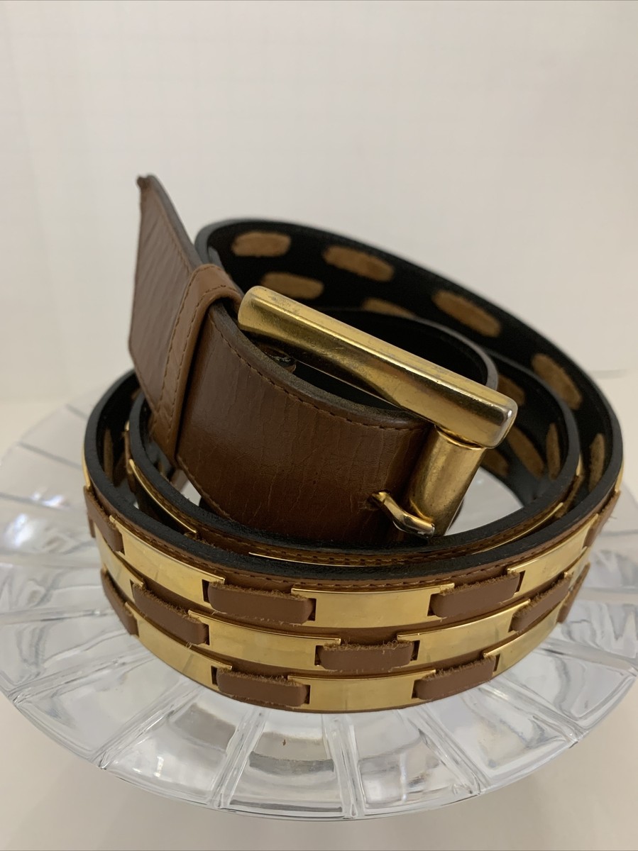 Escape Brown Studded Belt Myka Brown Studded Belt – FINESSE main image 2