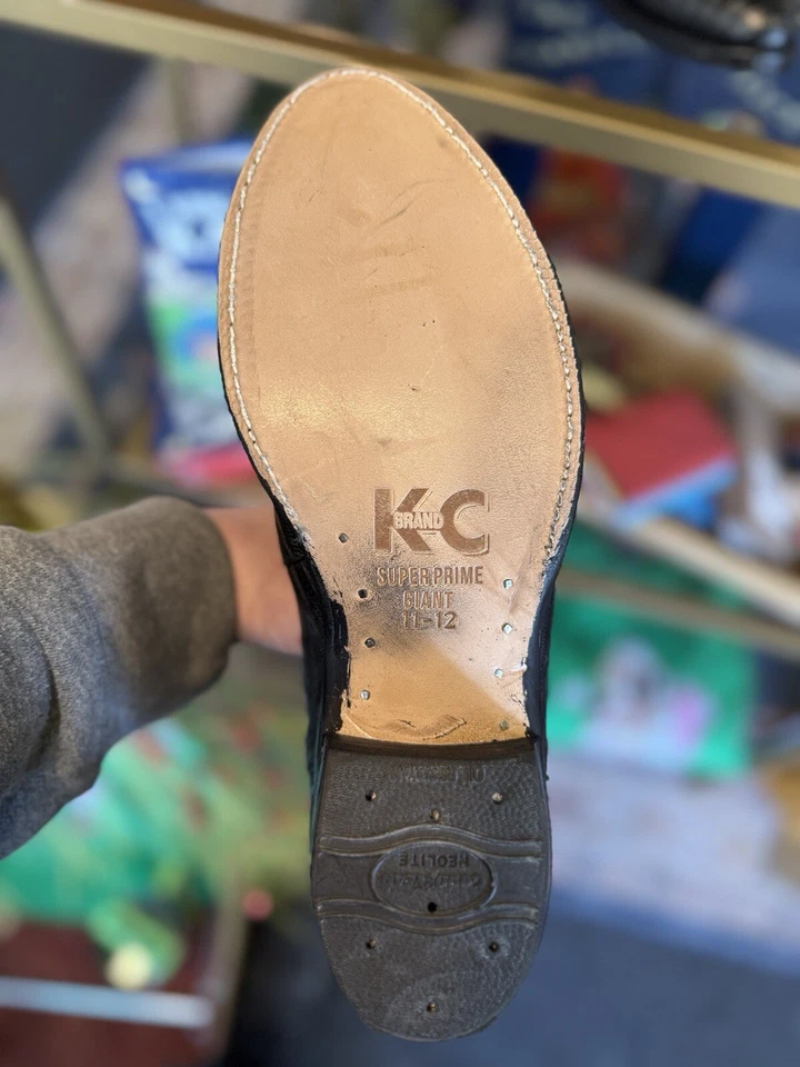 Justin черный игуана ящерица кожи Western ковбойские сапоги США стиль 8313 мужской размер 11 B - Изображение 2 из 4