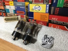 2 DualDiscGetter 6L6GC Realistic Japan Power  Tubes ~ Vintage Audio ~ KT66 EL37